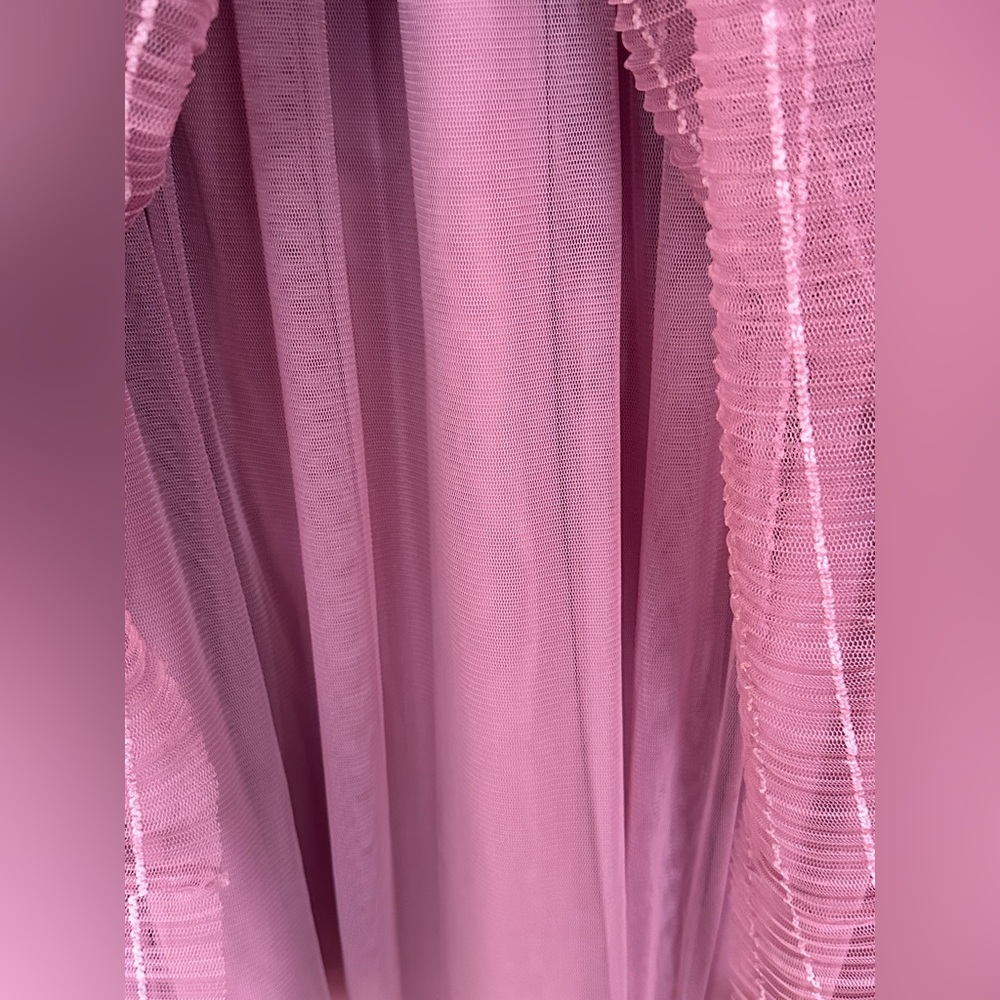 On 34th Tulle Mauve Orchid A-Line Midi Skirt Plus Size 1X - Picture 9 of 9